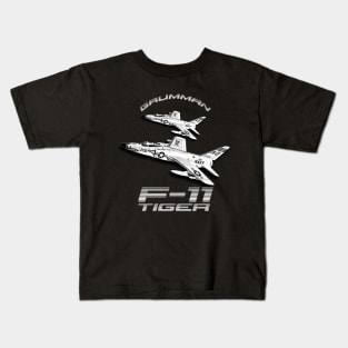 F11 Tiger Supersonic Jet Fighter Kids T-Shirt